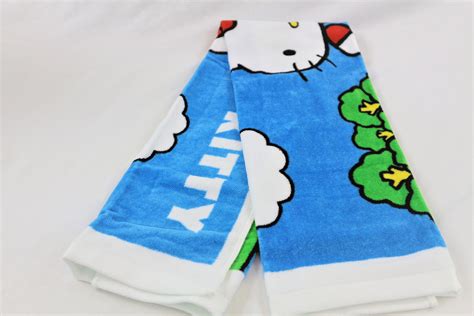 Hello Kitty Bath Towel Etsy