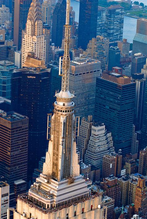 Empire State Building Tower Aerial Keith Sherwood Photography