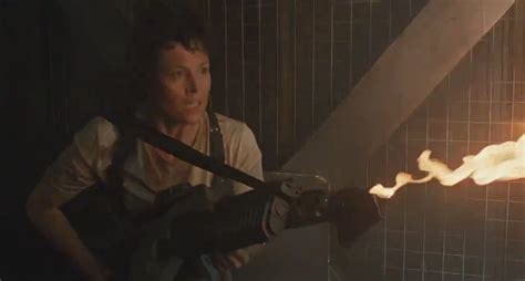 image ripley with lit flamethrower in elevator xenopedia