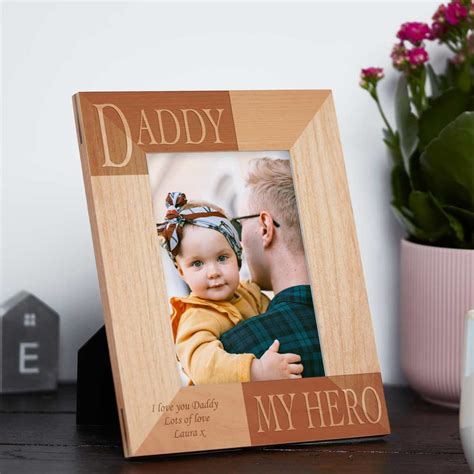 Automatically save money at your favourite stores. Personalised My Daddy Photo Frame | Engraved Next Day Delivery