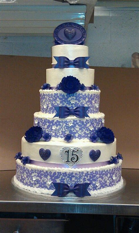 quinceañera cake fancy wedding cakes royal blue cake sweet 15 cakes