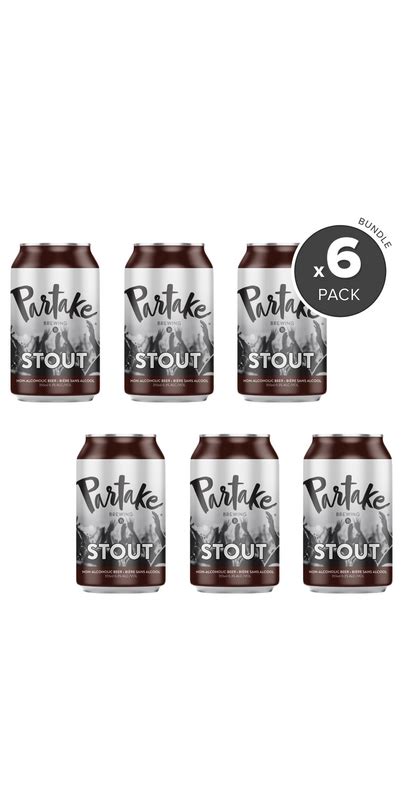 Buy Partake Brewing Stout Non Alcoholic Craft Beer Bundle At Wellca