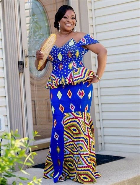 Fantastic Ghana Traditional Wedding Style African Print Dress Designs Kente Styles Ghana