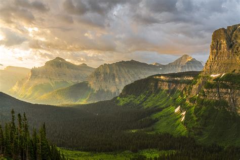 Stormy Sunrise At Glacier National Park 8k Hd Nature 4k Wallpapers