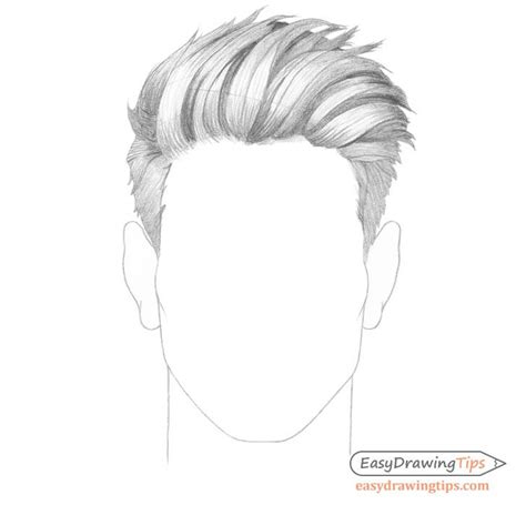 how to draw male hair step by step easydrawingtips drawing male hair drawing hair tutorial