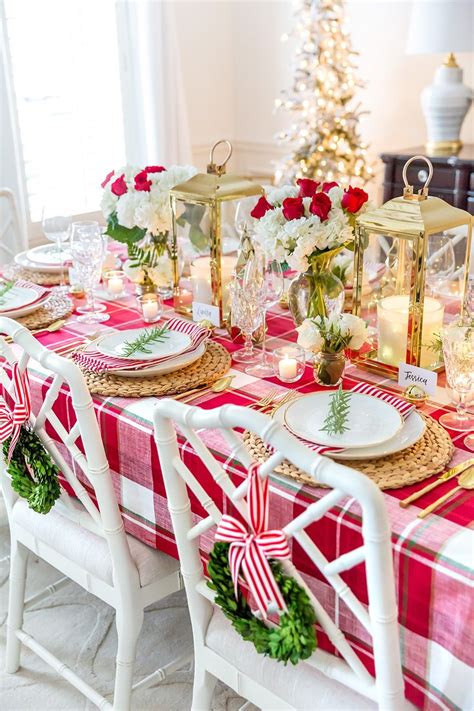 Festive Christmas Table Decorations Pizzazzerie