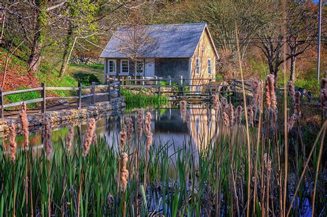 Stony Brook Grist Mill Photograph By Rick Berk Fine Art America