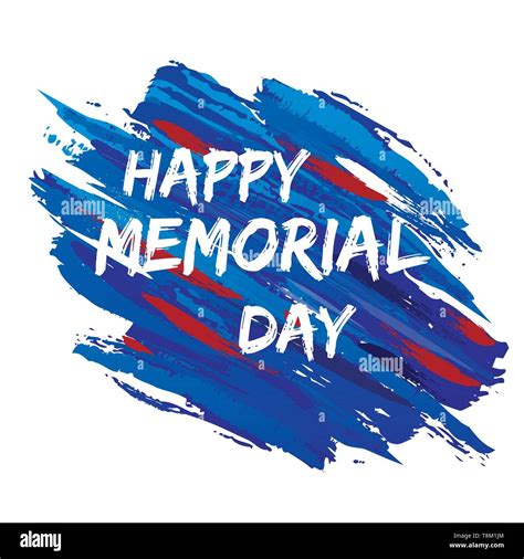 Happy Memorial Day Vector Illustration Stock Vector Image And Art Alamy