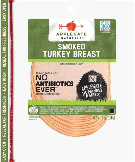 Products Deli Meat Natural Smoked Turkey Breast Applegate