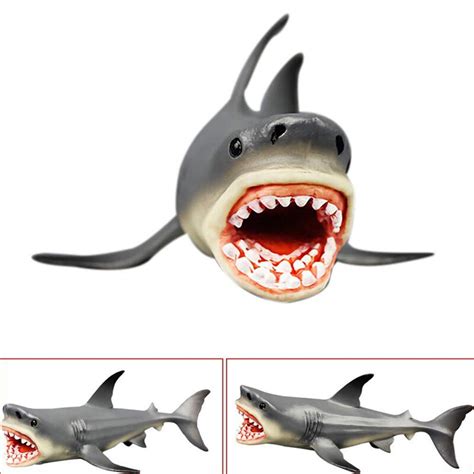 Sea Life Simulation Animal Model Great Shark Figure Model Action Toys