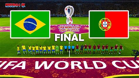 Brazil Vs Portugal Final Fifa World Cup 2022 Pes 2021 Match