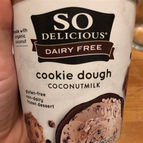 So Delicious Dairy Free Cookie Dough Coconutmilk Frozen Dessert Review