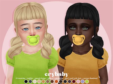 Thecrybabystore Crybaby Toddler Hair Maxis Emily Cc Finds