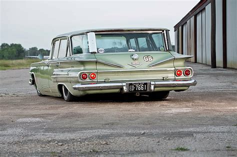Hd Wallpaper 1960 Car Chevy Classic Custom Parkwood Wagon
