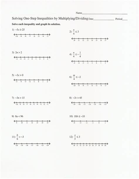 (iii) x < −1 or x < 3 (iv) −2x > 0 or 3x − 4 < 11. 7th Grade Inequalities Worksheet | Briefencounters