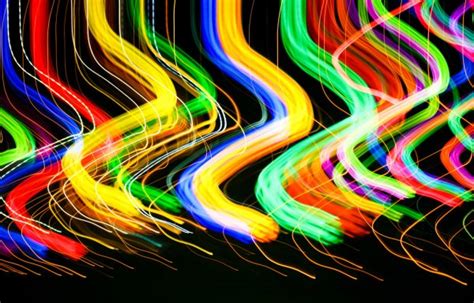 Abstract Colourful Lights In Motion Blur — Stock Photo © Pkproject