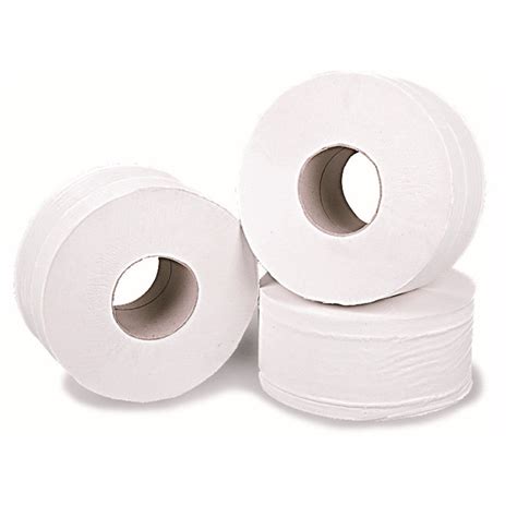 Buy Mini Jumbo Toilet Rolls 57mm Core Premium 2 Ply Tissue 12 Pack