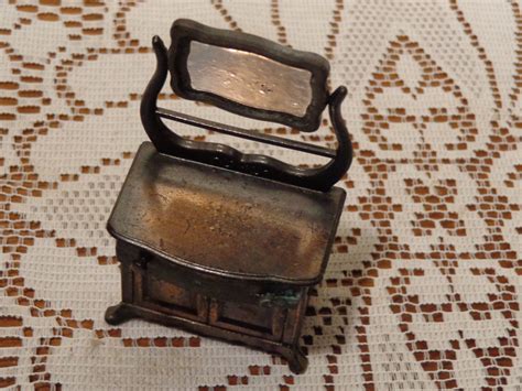 Vintage Pencil Sharpener Miniature Burnished Copper Dresser Pencil