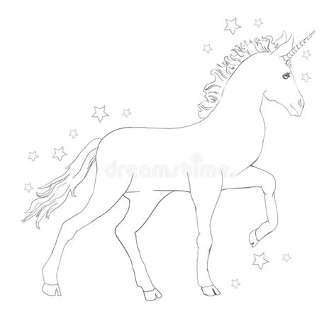 Unicorn Vector Icon Isolated On White Head Portrait Horse Sticker