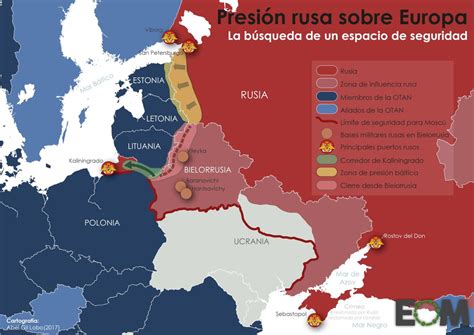 El Pulso Entre La Otan Y Rusia Mapas De El Orden Mundial Eom