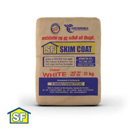 Sf Skim Coat Wall Putty 20kg Roofinglk Roofing Sheets In Sri