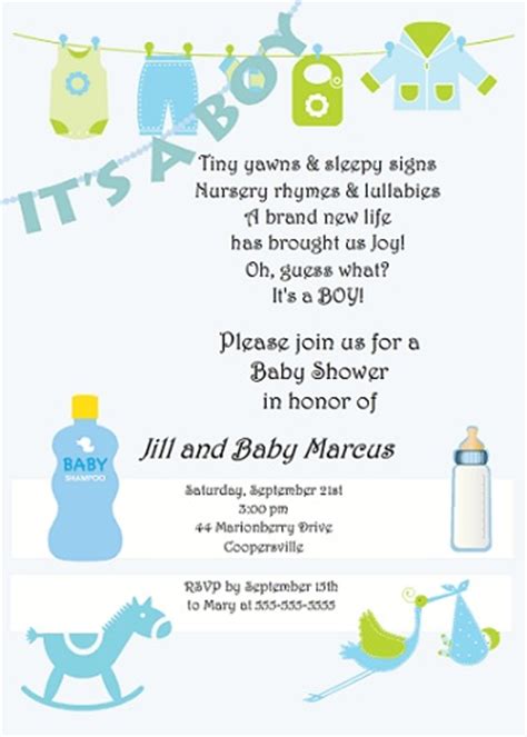 Find inspiration for your invites with these baby shower invitation wording examples. Baby Shower Invitation Wording For Boys - Home Sweet Home ...