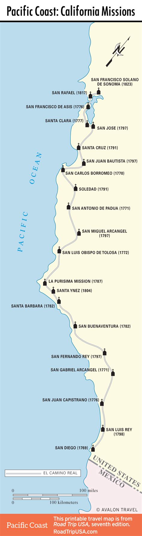 Most californians are introduced to the california mission system in one of two ways: El Camino Real and the California Missions | Pacific Coast ...