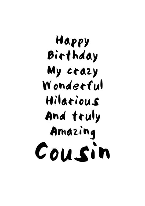 Happy Birthday Cousin Funny Uploadmegaquotes