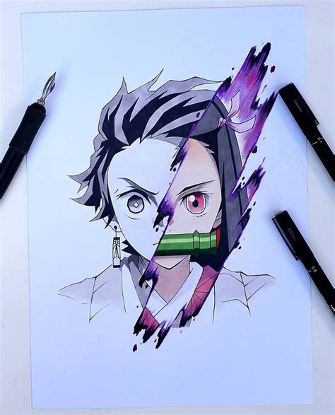 Demon slayer i have a very important and serious question to all the followers/fans/editors who like/watch/edit with demon blade (kimestsu no yaiba). Rate this drawing of 1-10?😇💖 . . . Anime | Desenho de ...