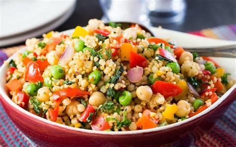 Stir, bring to a boil over high heat, cover, and remove from the heat. Couscous and Chickpea Salad | Recipes | The 10000 Toes ...