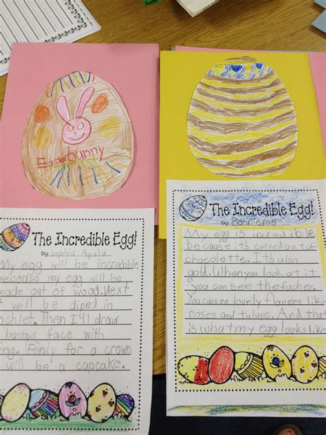 Easter writing activities for kids and adults wanting to recapture their youth. IMG_1532.jpg 1,200×1,600 pixels (With images) | Easter writing, Easter classroom, Kindergarten ...