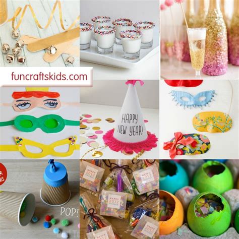 12 New Year's Eve Ideas - Fun Crafts Kids