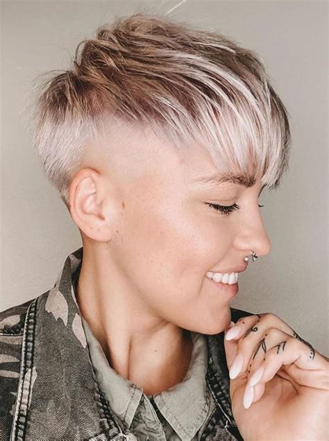 Check spelling or type a new query. 36 Pretty Fluffy Short Hair Style Ideas For Short Pixie ...