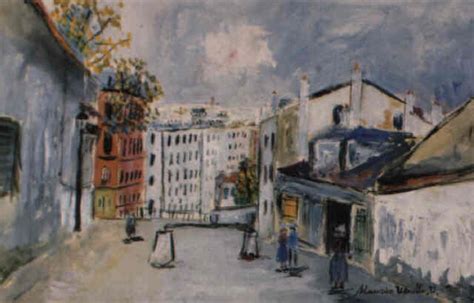 Montmartre La Rue Du Mont Cenis By Maurice Utrillo On Artnet