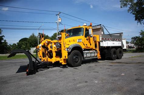 Mack Granite Snow Plow Truck Snow Plow Truck Plow Truck Mack Dump Truck