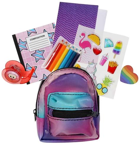 Shopkins Real Littles Backpack Complete Set Of 8 Little Backpacks