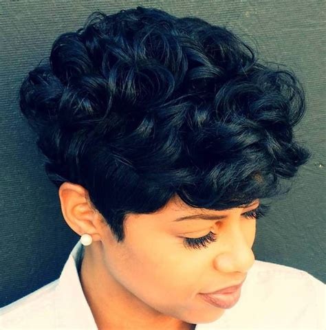 curly black pixie asymmetrical hairstyles short hairstyles for women afro hairstyles straight
