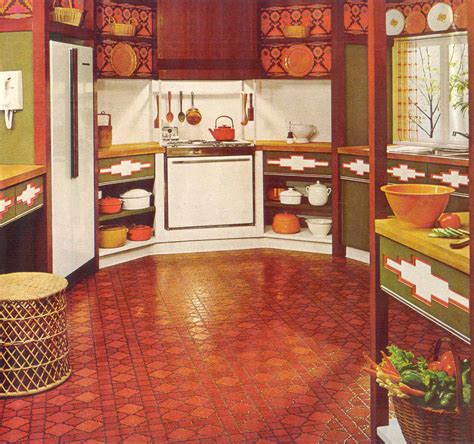 colorful 70 s interiors 70s home decor retro kitchen vintage house