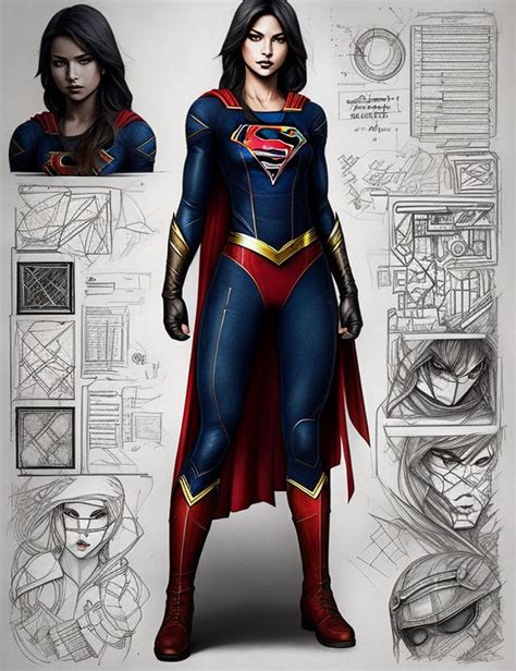 Supergirl Sketch By Unlistedz On Deviantart