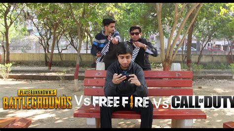 Watch short videos about #free_fire_vs_pubg on tiktok. Pubg Vs Free Fire Vs Call Of Duty Comparison | Funny video ...