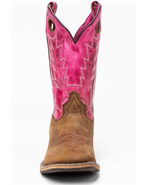shyanne girls pink top western boots square toe boot barn