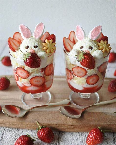 Easter-strawberry-bunny #bunny #easter #strawberry | Easter brunch food