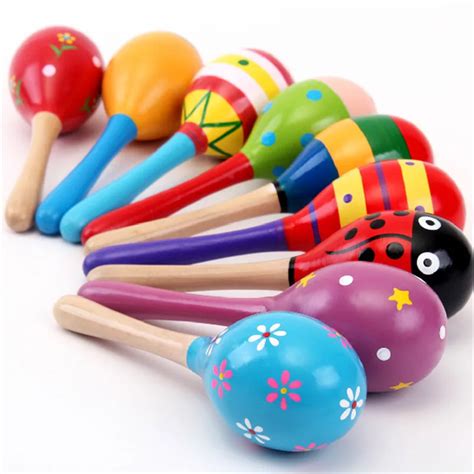 2017 Wooden Orff Musical Instruments Toys Hand Puzzle Toy For Baby Kids