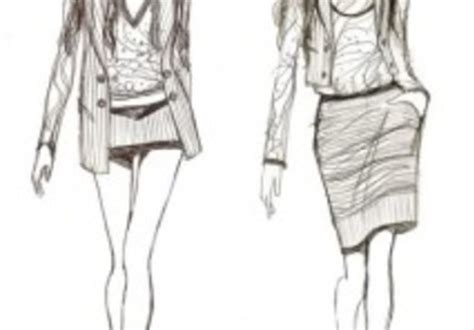 Draw a fashion design sketch by Caramelxo