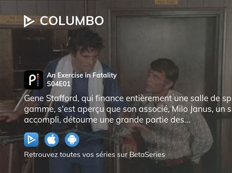 Où Regarder Columbo Saison 4 épisode 1 En Streaming Complet