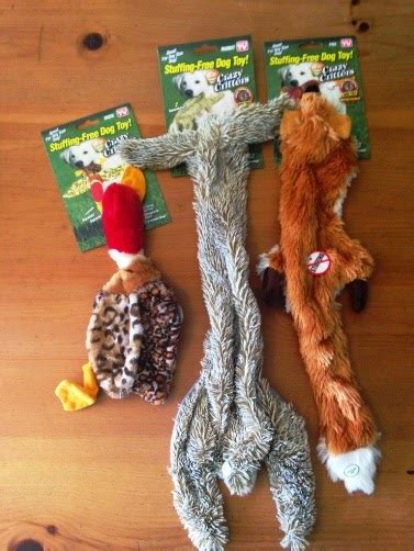 Fad To The Bone Are Crazy Critters Stuffing Free Dog Toys Packed With Fun