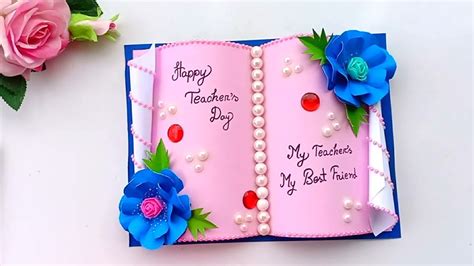 Diy Teachers Day Card Handmade Teachers Day Card Making Idea