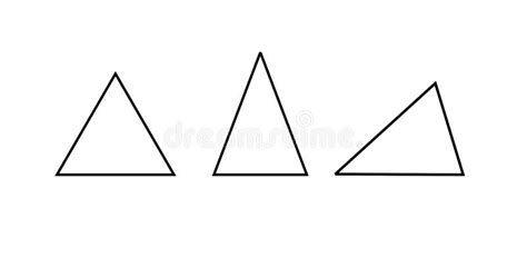 Types Of Triangle Stock Vector Illustration Of Obtuse 122832409