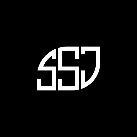 Ssj Letter Logo Design On Black Background Ssj Creative Initials Letter Logo Concept Ssj