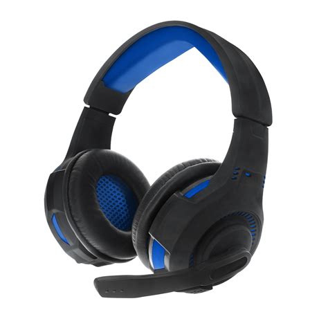 Sentry Ps4 Xbox Pc Blue Gaming Headset With Boom Mic Gx100b Ebay